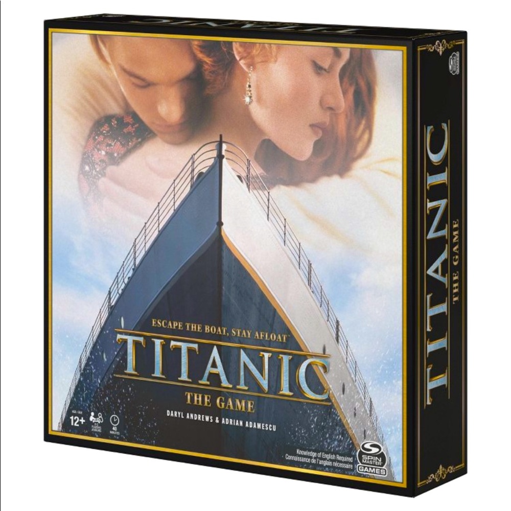 Spin Master Games The Titanic Movie Strategy Party Game for Adults and Kids